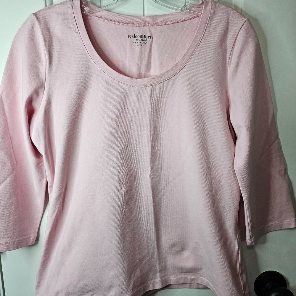 Chadwicks Real Comfort Candy Pink Women's top